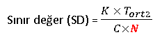 Sınır değer formülü
